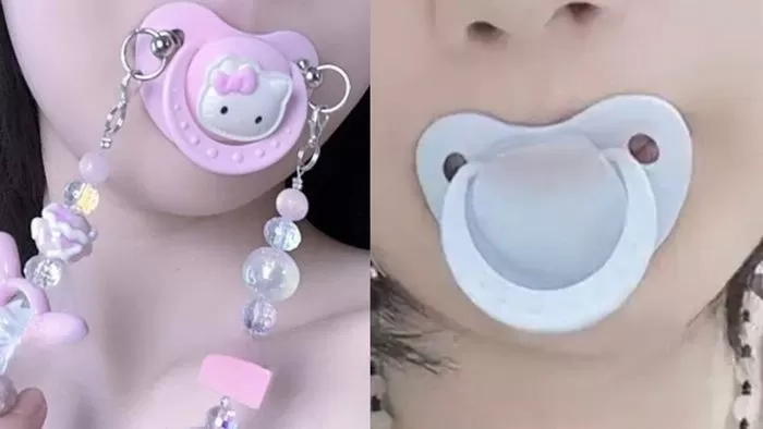 Chinese Youths Fight Stress with Adult Pacifiers