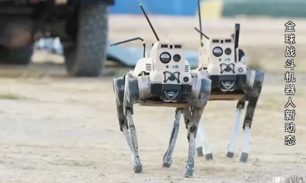 China Shows Off Armed Attack Robots