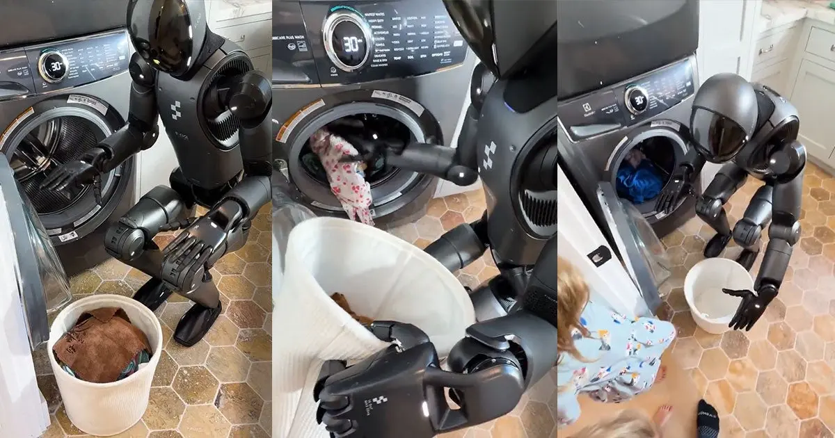 Wild Video Shows Humanoid Robot Loading a Washing Machine Pretty Well