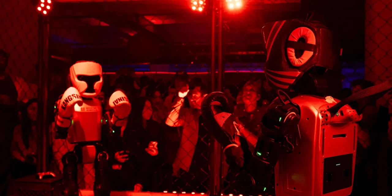 Humanoid Robots Are Beating Each Other to Pulp in an Underground Fight Club