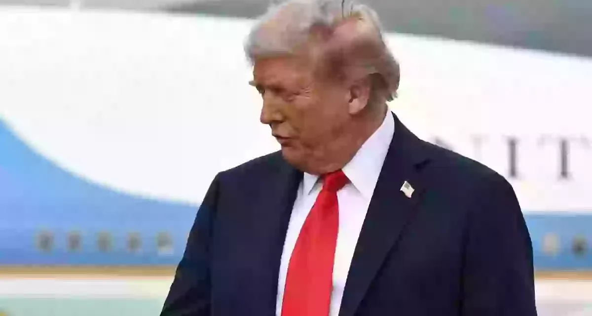 Donald Trump’s hands go viral as large blotches of ‘foundation’ appear leaving people concerned