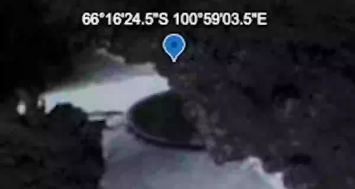 Google Maps users claim they’ve found an ‘alien base’ under a cliff in Antarctica