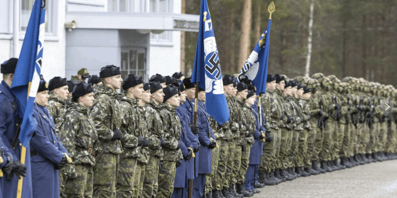Swastikas still linger on some flags in Finland’s air force, but are on the way out