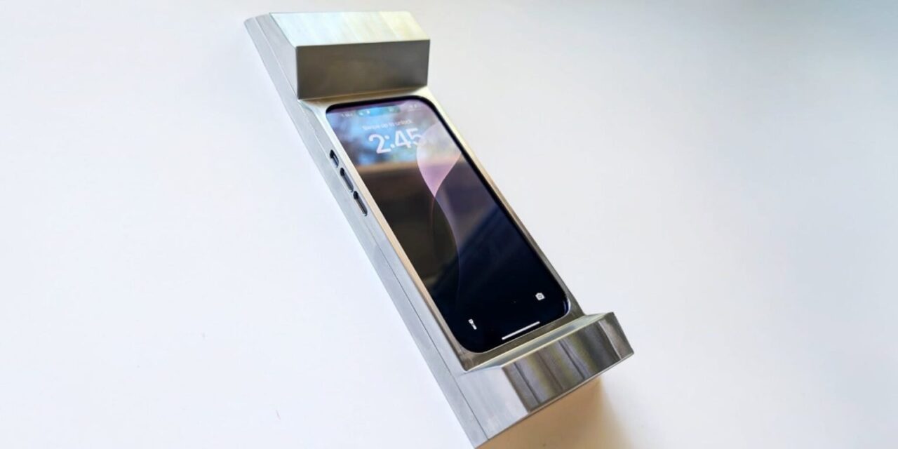 This Incovenient 6-Pound Phone Case Could Curb Your Smartphone Addiction