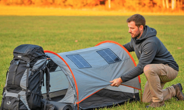 The Backpack Bed: A Backpack That Turns Into a Bed With Solar Panels