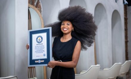 New York woman’s afro hairstyle is officially the world’s largest
