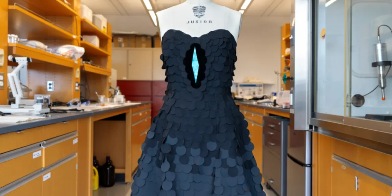 Is This Peak LBD? Scientists Reveal Dress Made With Darkest Ever Fabric