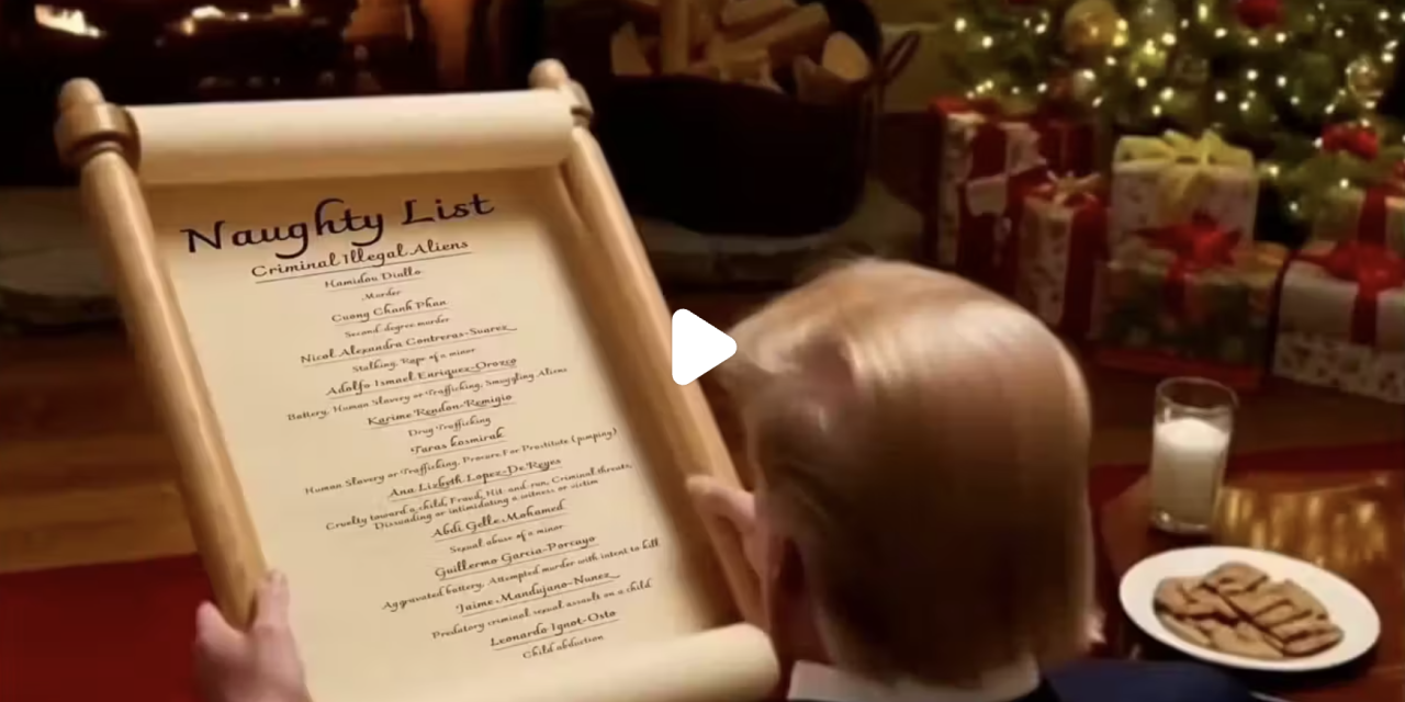 White House slammed for hosting AI live stream of Trump checking his ‘naughty list’