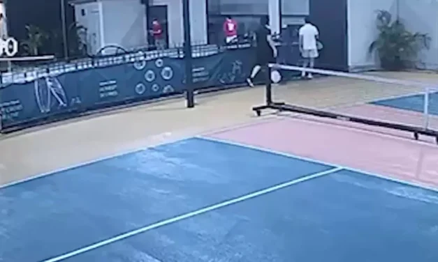 Pickleball player plunges to his death in 3-story fall after climbing over safety rail to retrieve ball