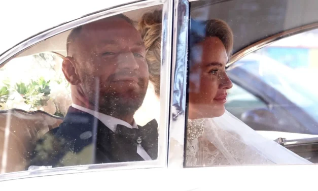 First pics of beaming Conor McGregor after marrying longtime partner Dee Devlin in secret Vatican ceremony