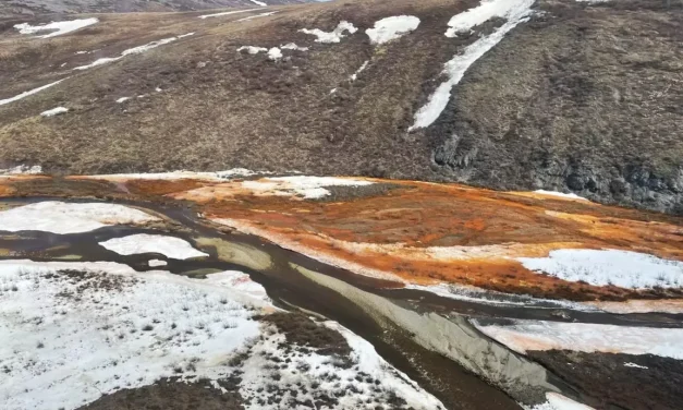 Rivers Turn Bright Orange in Alaska