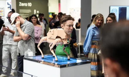 Billionaires’ Fleshy Heads Put on Robot Dog Bodies