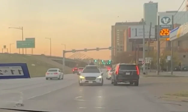 Waymo Spotted Driving Wrong Way Down Busy Street