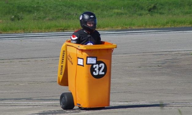 Fast trash: World’s fastest wheelie bin hits 66 mph