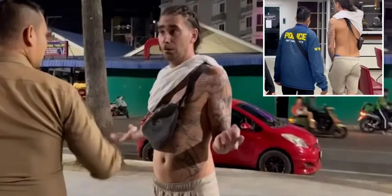 Brit tourist, 23, arrested over public sex act on Thailand beach after horrified onlookers called cops