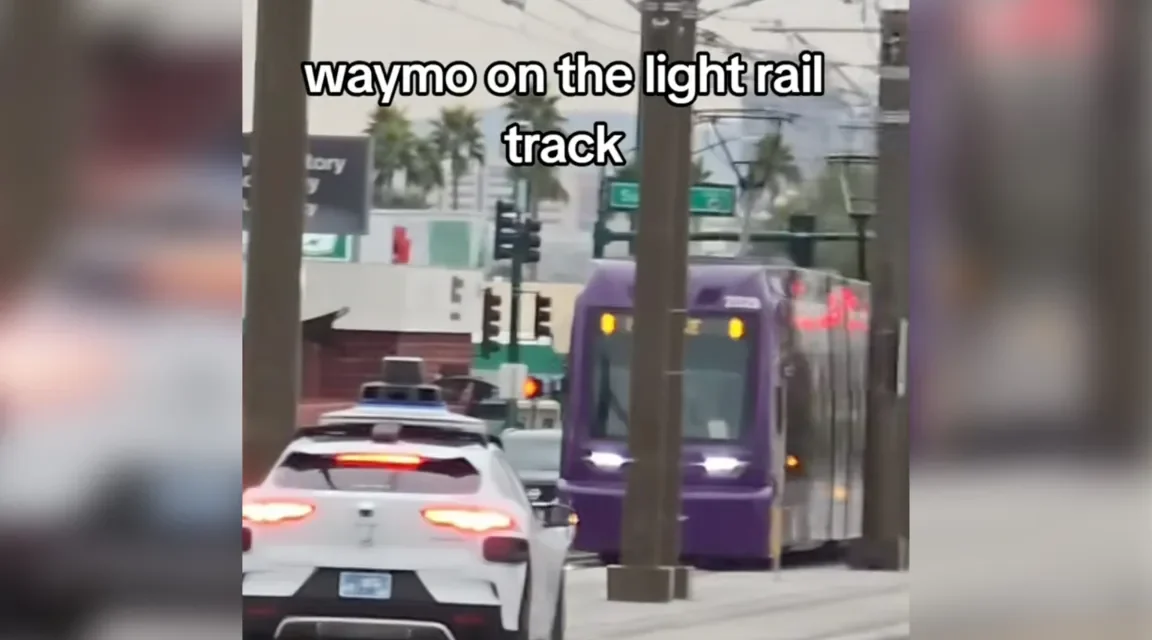 Video Shows Passenger Bail From Waymo in Path of Oncoming Train