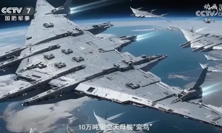 China Provides Glimpse of Colossal Orbital Aircraft Carrier