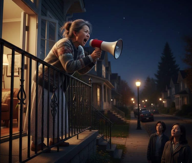 Woman Receives Prison Time for Using Megaphone to Insult Neighbors at Night for Almost Two Years