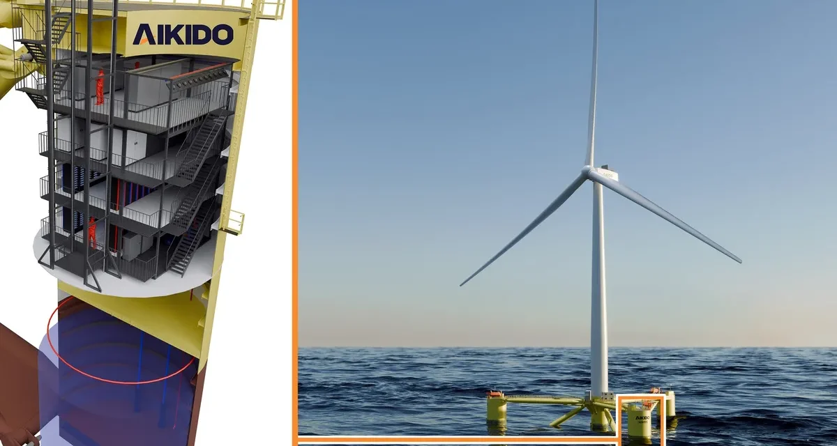 This Offshore Wind Turbine Will House a Data Center Underwater