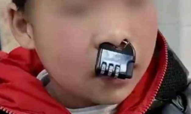 Mischievous Child Gets Combination Lockpad Stuck in His Nose