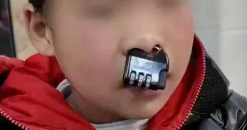 Mischievous Child Gets Combination Lockpad Stuck in His Nose
