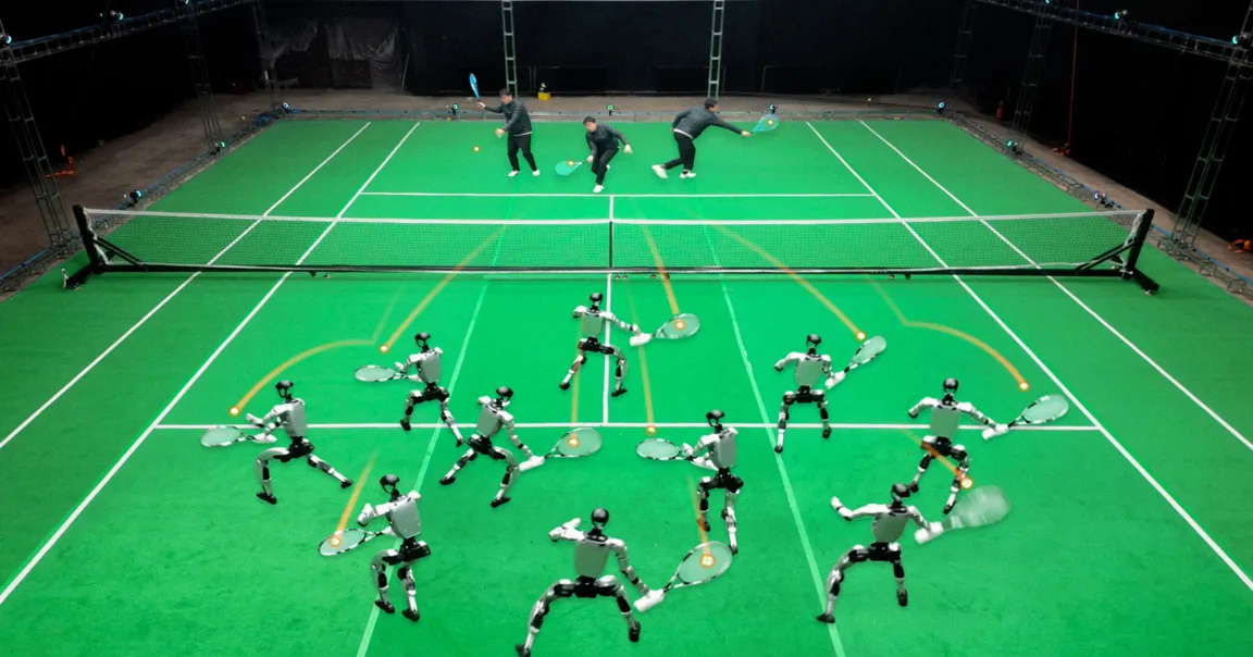 This Video of a Humanoid Robot Playing Perfect Tennis Is Extremely Impressive