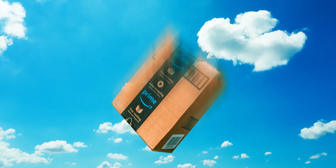 Video Shows Amazon Delivery Drone Dropping Package Directly Onto Concrete, Smashing Its Delicate Contents