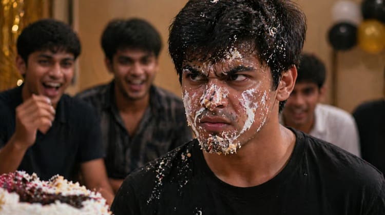 Birthday Boy Shoots Three Friends for Smearing Cake on His Face at Birthday Party