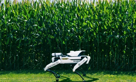 Robot Dogs Patrolling Precious Crops as Food Crisis Deepens