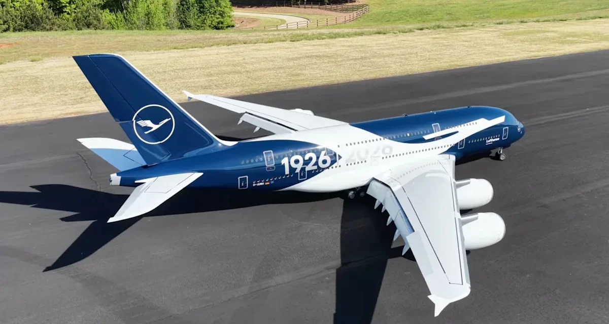 The World’s Largest Radio-Controlled Airbus A380 Jet Is Bigger Than a Full-Size Cesna Plane