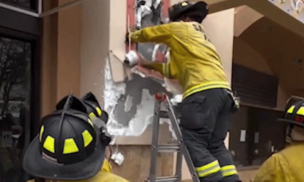 Alleged burglar rescued after reported break-in failure leaves him stuck inside wall for 10 hours