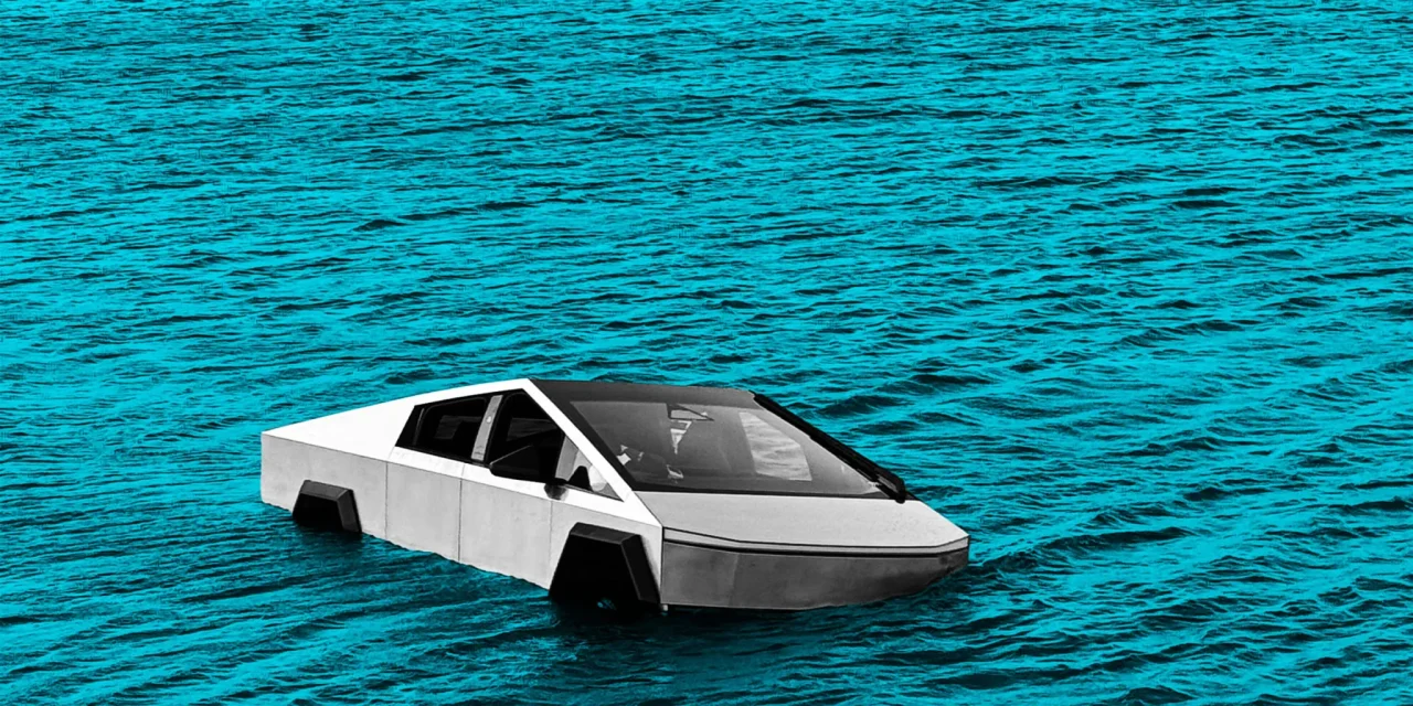 Man Drives Cybertruck Into Lake to Test Elon Musk’s “Boat” Claims, and It Went About as Well as You’d Guess