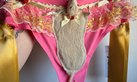 Australian Designer Sparks Controversy with Real Taxidermied Rats Sewn onto Underwear